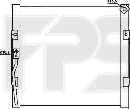 FPS FP 30 K256 - Kondensators, Gaisa kond. sistēma www.autospares.lv