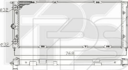 FPS FP 74 A441 - Radiators, Motora dzesēšanas sistēma www.autospares.lv