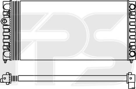 FPS FP 74 A430 - Radiators, Motora dzesēšanas sistēma autospares.lv