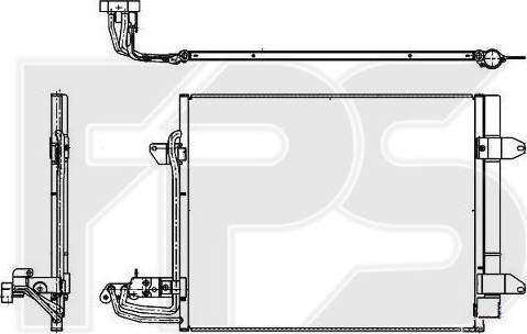 FPS FP 74 K202 - Kondensators, Gaisa kond. sistēma www.autospares.lv