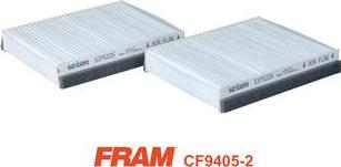 FRAM CF9405-2 - Фильтр воздуха в салоне www.autospares.lv