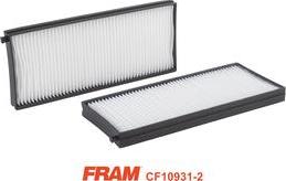 FRAM CF10931-2 - Filtrs, Salona telpas gaiss autospares.lv