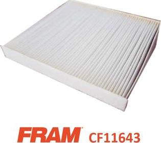 FRAM CF11643 - Filtrs, Salona telpas gaiss www.autospares.lv