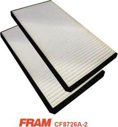 FRAM CF8726A-2 - Filtrs, Salona telpas gaiss www.autospares.lv