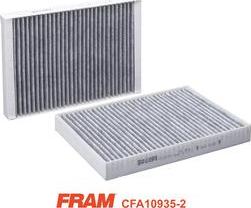 FRAM CFA10935-2 - Filtrs, Salona telpas gaiss www.autospares.lv