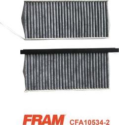 FRAM CFA10534-2 - Filtrs, Salona telpas gaiss autospares.lv