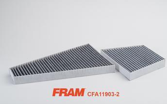 FRAM CFA11903-2 - Filtrs, Salona telpas gaiss www.autospares.lv