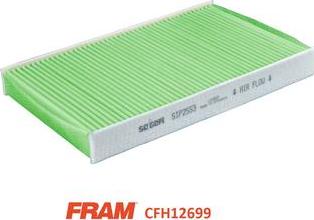 FRAM CFH12709 - Filter, interior air www.autospares.lv