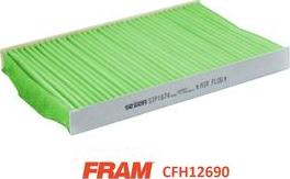 FRAM CFH12704 - Фильтр воздуха в салоне www.autospares.lv