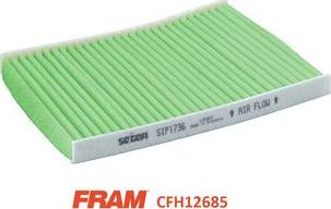 FRAM CFH12724 - Filtrs, Salona telpas gaiss autospares.lv