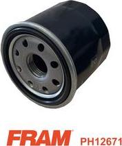 FRAM PH12671 - Eļļas filtrs www.autospares.lv