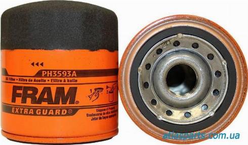 FRAM PH3593A - Масляный фильтр www.autospares.lv