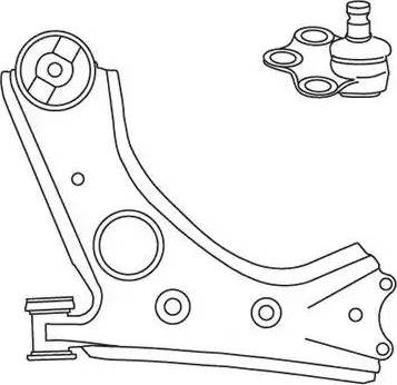 FRAP 3989 - Neatkarīgās balstiekārtas svira, Riteņa piekare autospares.lv