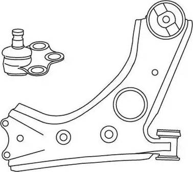 FRAP 3988 - Neatkarīgās balstiekārtas svira, Riteņa piekare www.autospares.lv