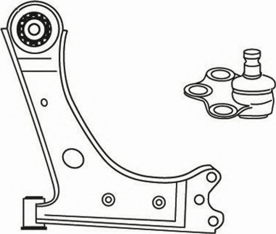 FRAP 3685 - Neatkarīgās balstiekārtas svira, Riteņa piekare www.autospares.lv