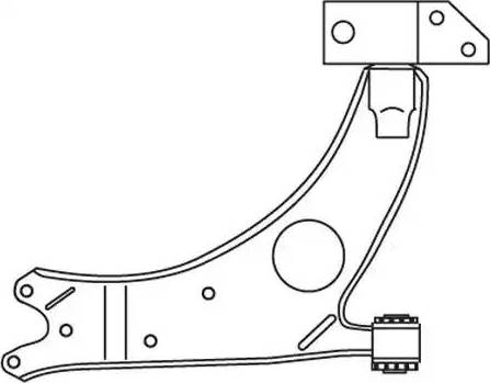 FRAP 4009 - Neatkarīgās balstiekārtas svira, Riteņa piekare www.autospares.lv