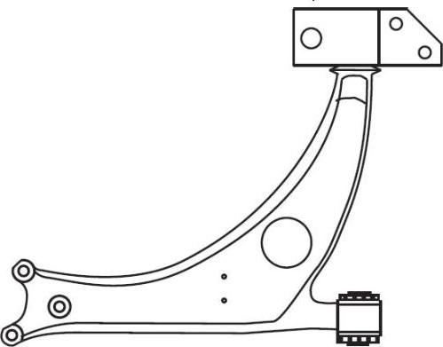 FRAP F4524 - Neatkarīgās balstiekārtas svira, Riteņa piekare www.autospares.lv