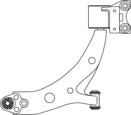 FRAP F4627 - Neatkarīgās balstiekārtas svira, Riteņa piekare autospares.lv