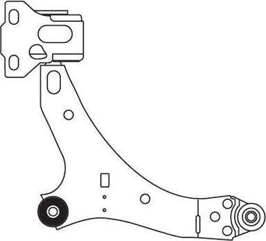 FRAP F4228 - Neatkarīgās balstiekārtas svira, Riteņa piekare autospares.lv