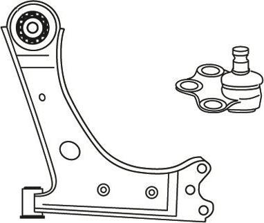 FRAP F3685 - Neatkarīgās balstiekārtas svira, Riteņa piekare autospares.lv