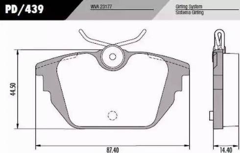 FRAS-LE PD439 - Bremžu uzliku kompl., Disku bremzes www.autospares.lv