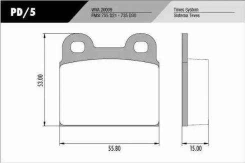 FRAS-LE PD/5 - Bremžu uzliku kompl., Disku bremzes www.autospares.lv