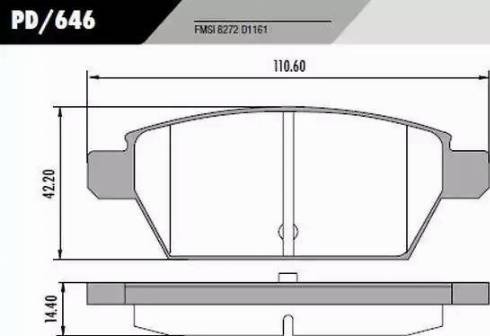 FRAS-LE PD/646 - Bremžu uzliku kompl., Disku bremzes www.autospares.lv