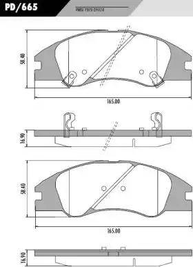 FRAS-LE PD/665 - Bremžu uzliku kompl., Disku bremzes autospares.lv