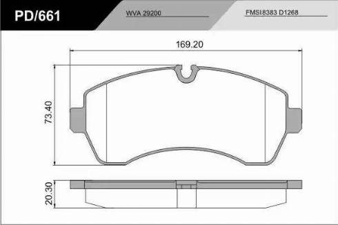 FRAS-LE PD/661_CV Advanced - Bremžu uzliku kompl., Disku bremzes autospares.lv