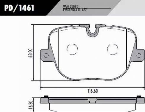 Pagid 8DB 355 015-451 - Bremžu uzliku kompl., Disku bremzes www.autospares.lv