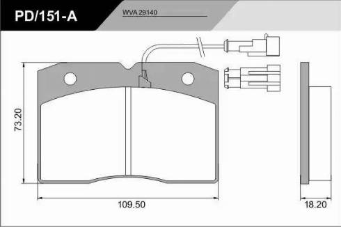 FRAS-LE PD/151-A_CV Advanced - Bremžu uzliku kompl., Disku bremzes autospares.lv