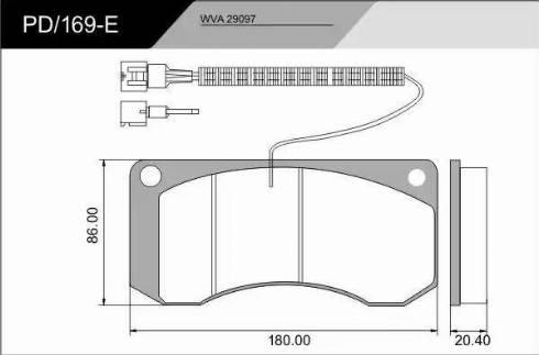 FRAS-LE PD/169-E_CV Advanced - Brake Pad Set, disc brake www.autospares.lv