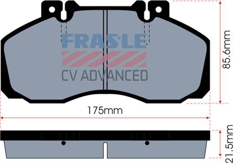 FRAS-LE PD/104-CV - Bremžu uzliku kompl., Disku bremzes autospares.lv