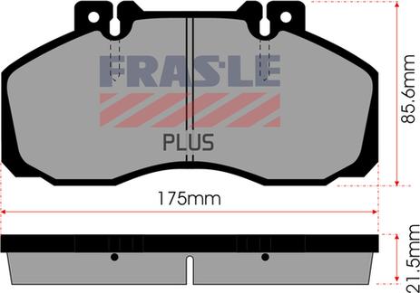 FRAS-LE PD/104-PLUS - Bremžu uzliku kompl., Disku bremzes autospares.lv