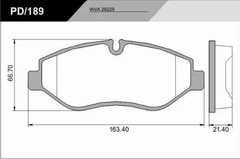 FRAS-LE PD/189_CV Advanced - Bremžu uzliku kompl., Disku bremzes www.autospares.lv