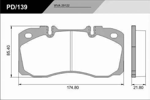 FRAS-LE PD/139_CV Advanced - Bremžu uzliku kompl., Disku bremzes www.autospares.lv