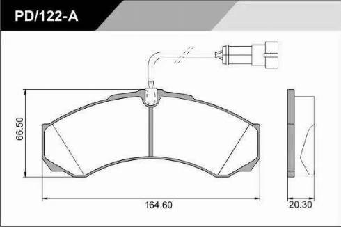 FRAS-LE PD/122-A-K17_CV Advanc - Brake Pad Set, disc brake www.autospares.lv