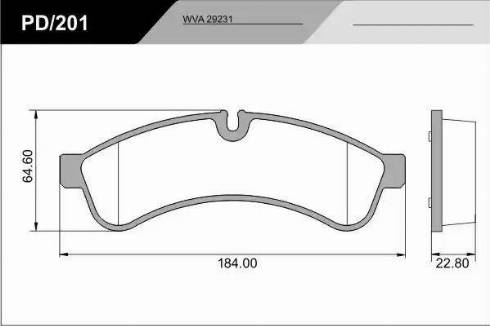 FRAS-LE PD/201_CV Advanced - Тормозные колодки, дисковые, комплект www.autospares.lv