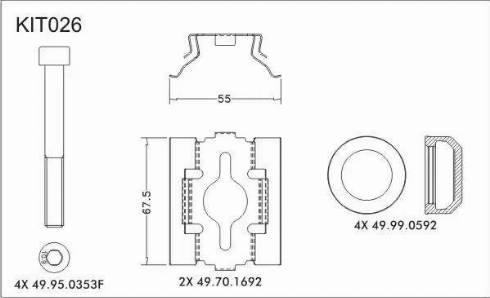 FRAS-LE PD/208-K26_CV Advanced - Bremžu uzliku kompl., Disku bremzes www.autospares.lv