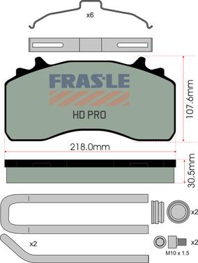 FRAS-LE PD/214-K035-HD - Bremžu uzliku kompl., Disku bremzes www.autospares.lv