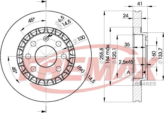 FREMAX BD-9042 - Bremžu diski autospares.lv