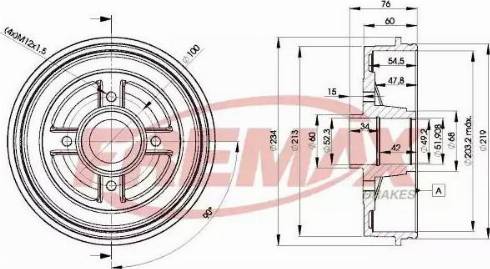 FREMAX BD-9322 - Bremžu trumulis www.autospares.lv