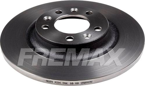 FREMAX BD-4609 - Bremžu diski www.autospares.lv