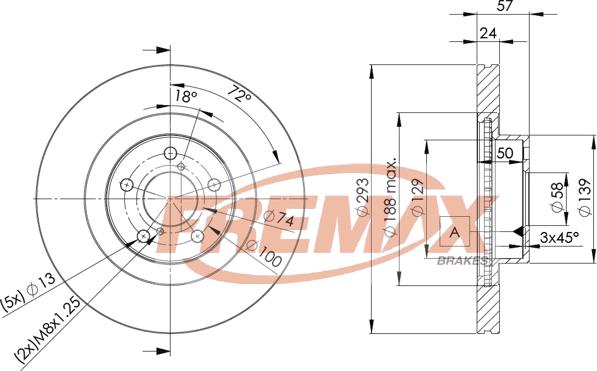 FREMAX BD-4702 - Bremžu diski autospares.lv