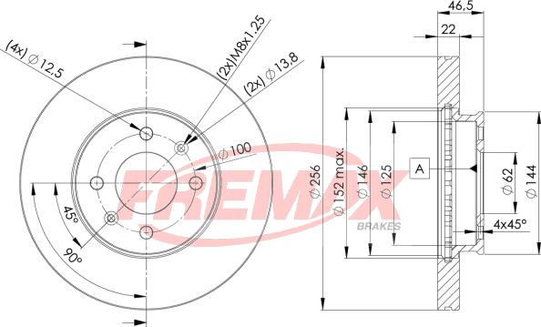 FREMAX BD-5101 - Bremžu diski www.autospares.lv