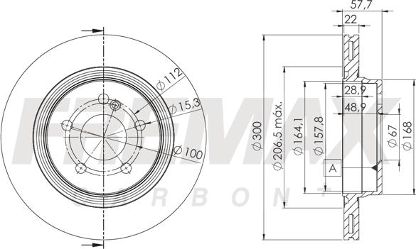 FREMAX BD-6468 - Bremžu diski www.autospares.lv