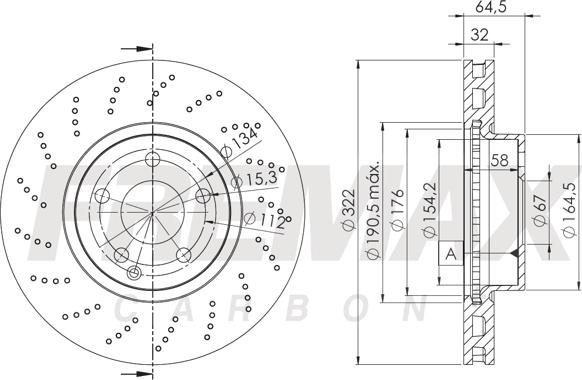 FREMAX BD-6472 - Bremžu diski www.autospares.lv