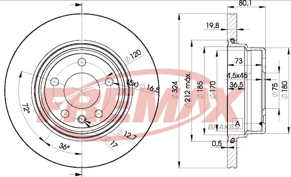 FREMAX BD-6849 - Bremžu diski autospares.lv