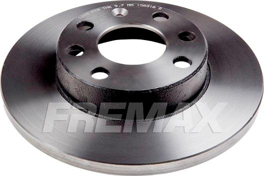 FREMAX BD-1240 - Bremžu diski www.autospares.lv