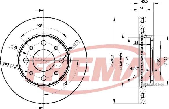 FREMAX BD-8929 - Bremžu diski autospares.lv